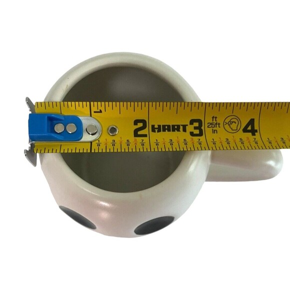 Spritz Skeleton Face Skull Halloween Figural Kid Friendly Stoneware Mug 12oz - Picture 5 of 5